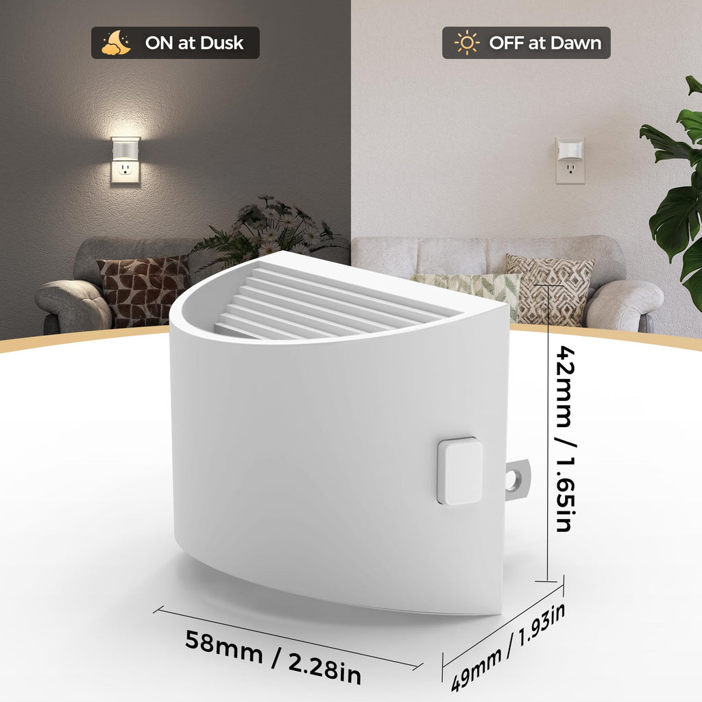 DORESshop Night Light, Night Lights Plug into Wall, Adjustable, 3000K