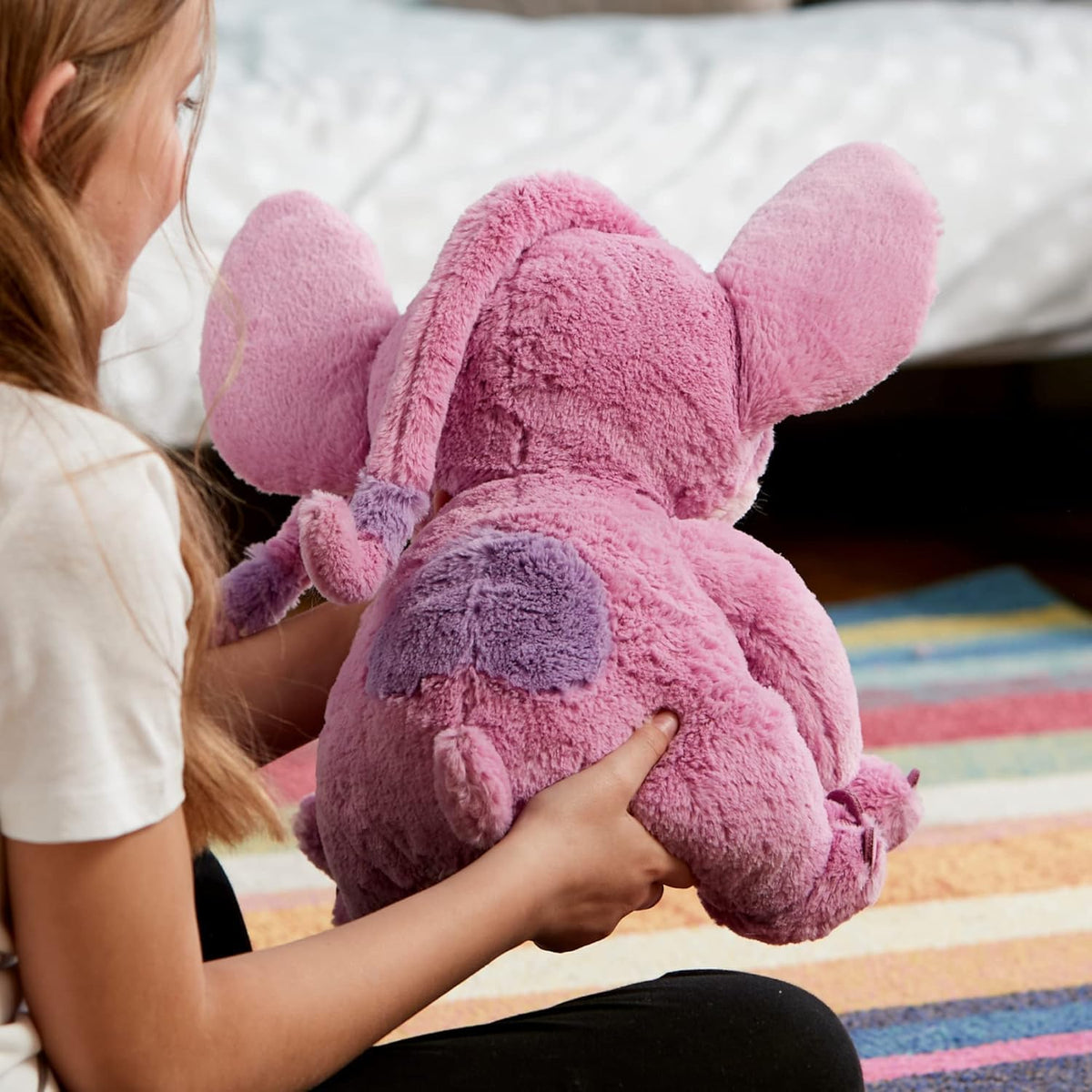 Disney Store Official Minnie Mouse Red Dress Medium Soft Toy for Kids, Cuddly Character with Fuzzy Texture and Embroidered Details, Disney Plushy Suitable for All Ages