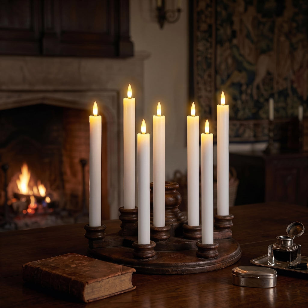 GenSwin 10.8" Flameless Floating Candles Wand Halloween Decorations