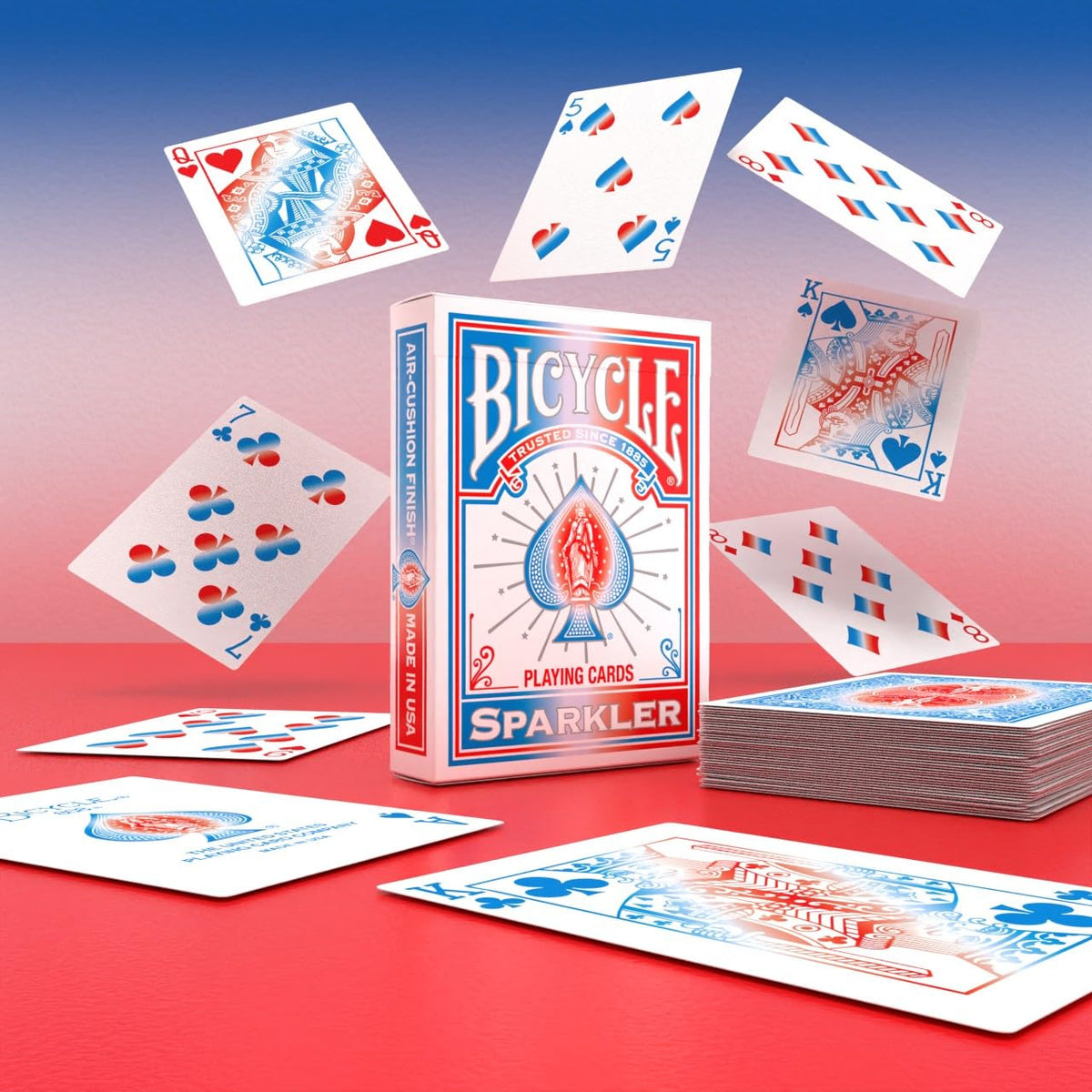 Bicycle Playing Cards 2 Pack Standard Poker Size Red and Blue