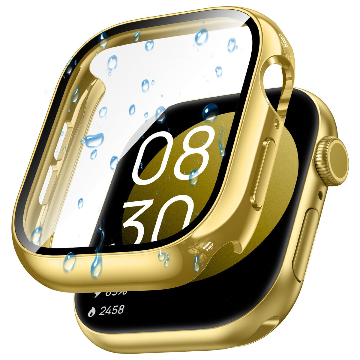 Goton IP67 Waterproof Case with Glass for Apple Watch Series 11/10 46mm