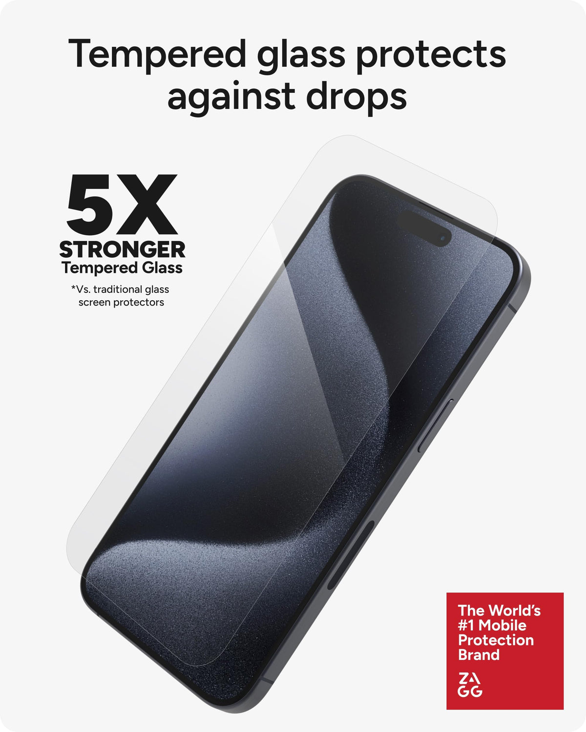 ZAGG Glass Elite Screen Protector for Apple iPhone 11 Pro Max and Xs Max