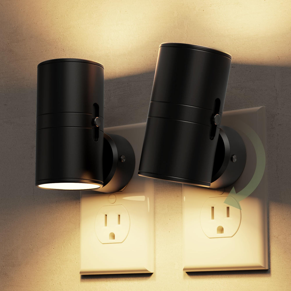 L LOHAS LED Night Light Plug in, Night Lights Plug into Wall, Soft White