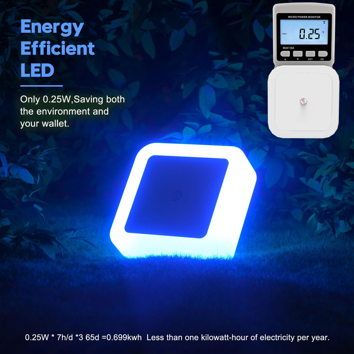 Sujeet Night Light, Night Lights Plug into Wall 8-Pack, Nightlight Plug in Night Light, Dusk to Dawn Night Lamp Led (Red)