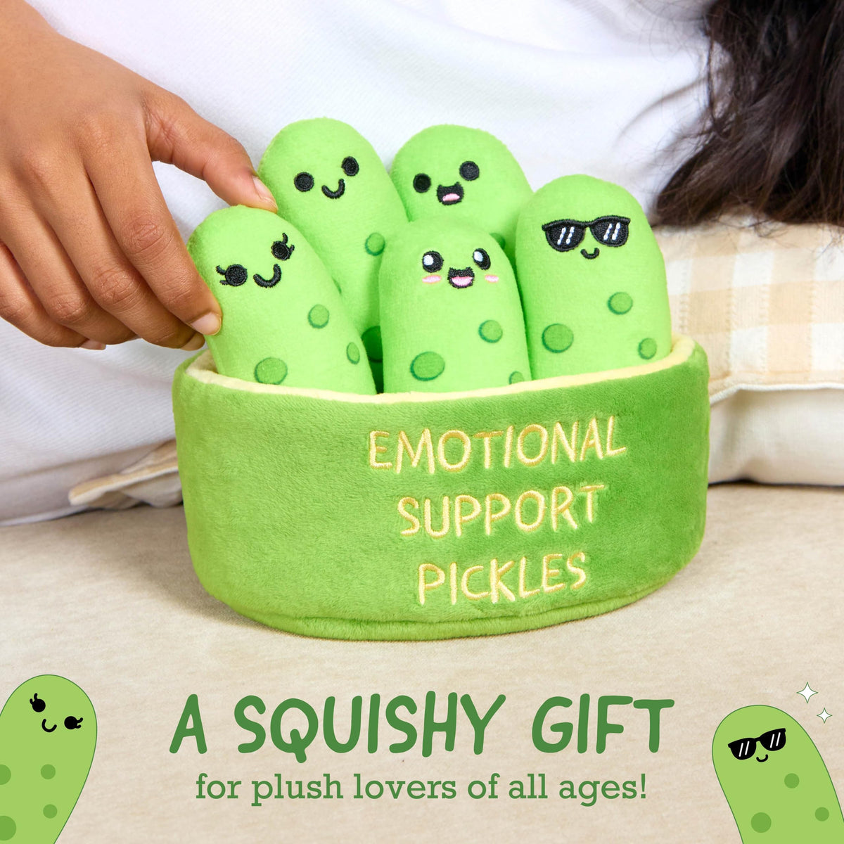 Emotional Support Dino Nuggies, Cuddly Dinosaur Toys by Relatable