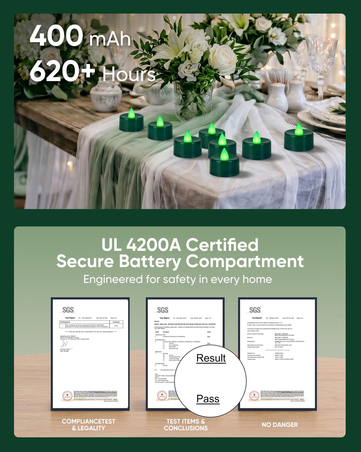 Homemory 24-Pack Remote Flameless LED Battery Tea Light Candles, 400+Hrs
