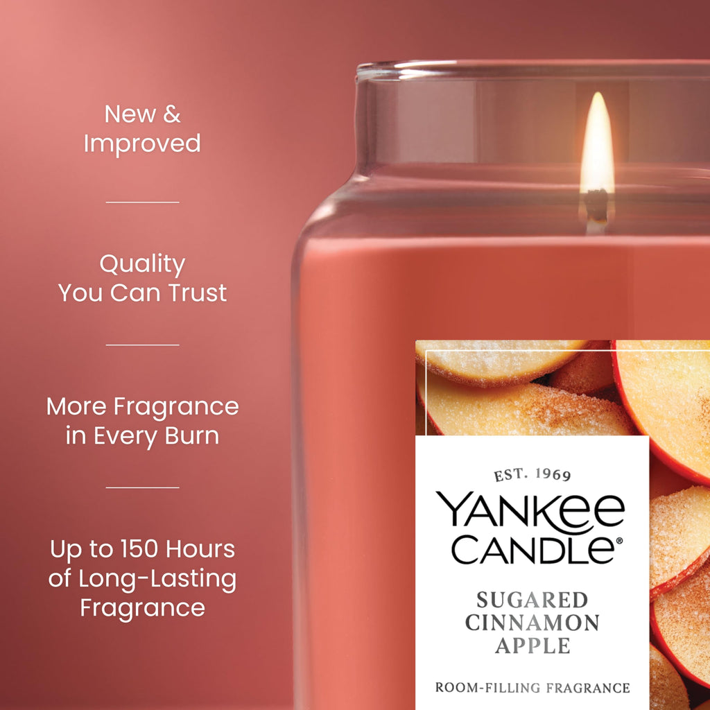 Yankee Candle Spiced Pumpkin Scented Candle, 22oz Large Jar