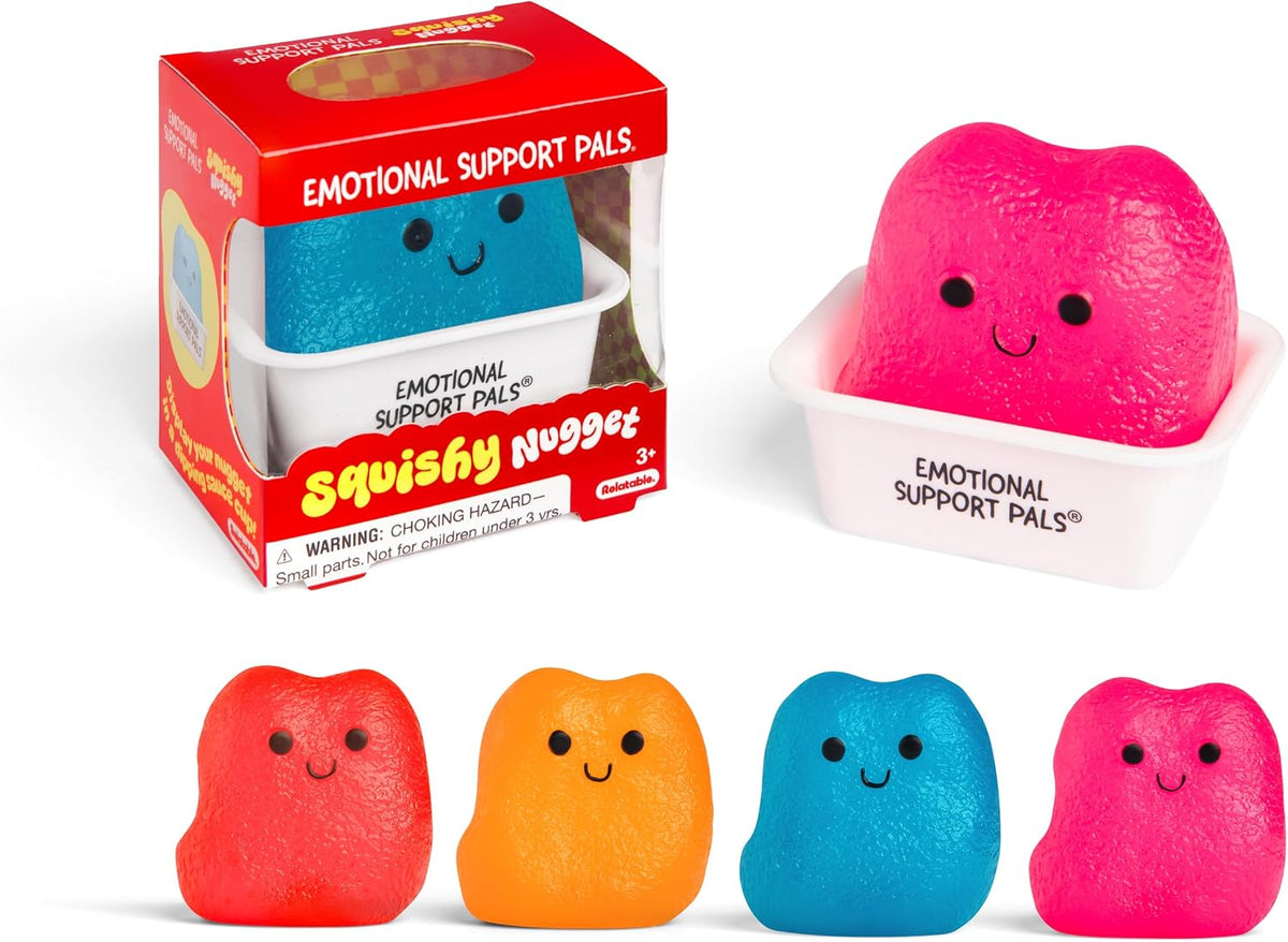 Emotional Support Pals Squishy Nugget by Relatable, Color May Vary, 1-Pack