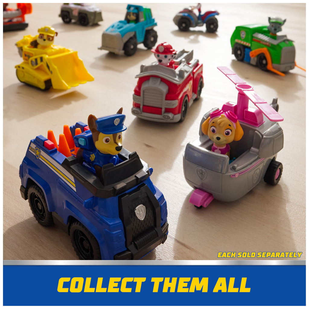 Paw Patrol, Rubble’s Bulldozer Toy Truck with Collectible Action Figure