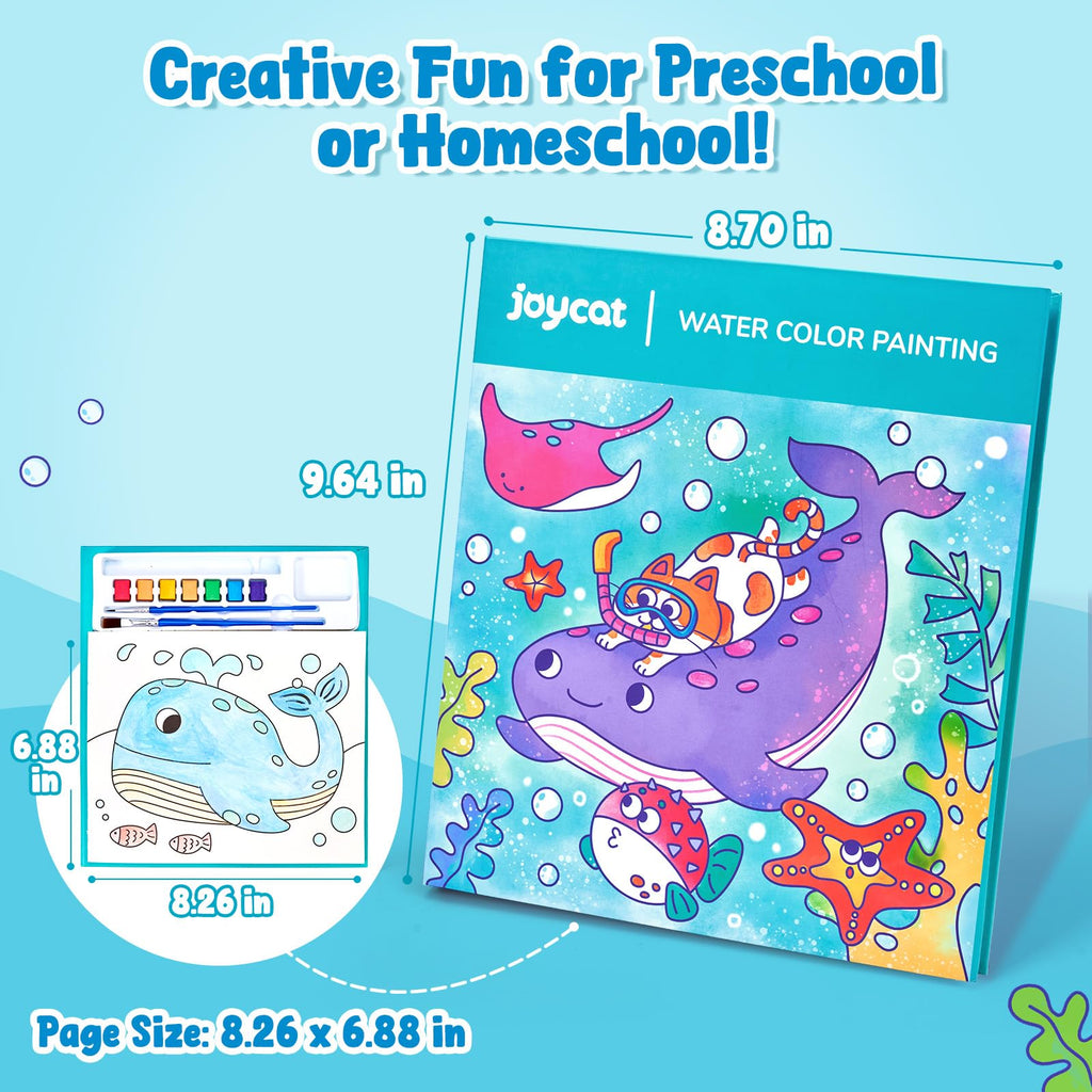 JoyCat Paint with Water Coloring Books for Toddlers (Magical Pony)
