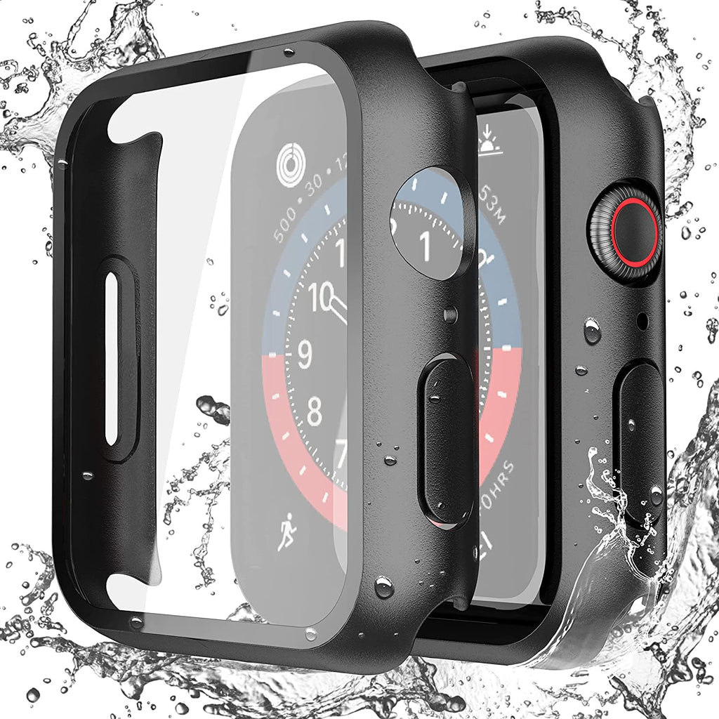 Misxi 2-Pack Waterproof Case for 41mm Apple Watch Series 9/8/7