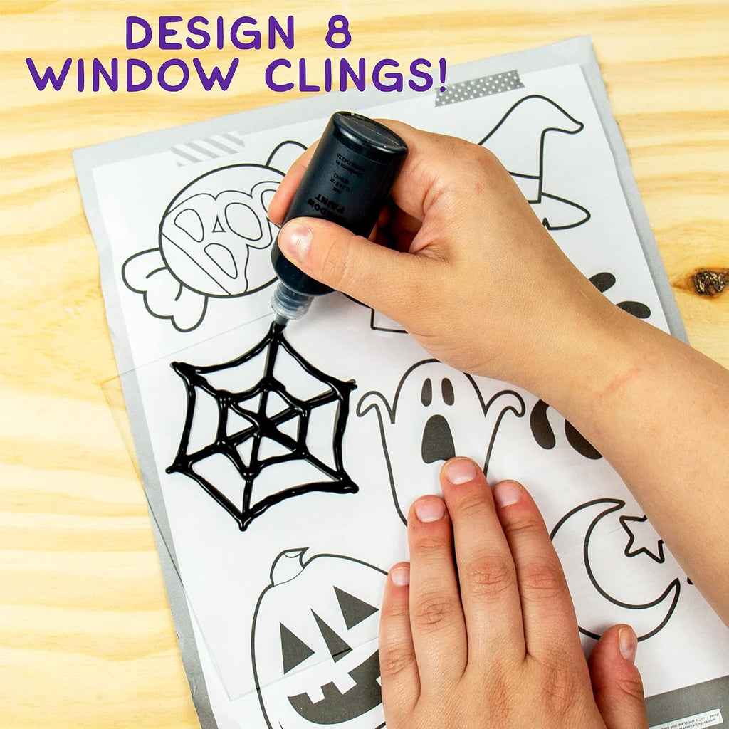 Made By Me Create Your Own Window Art Kit, Halloween Suncatchers