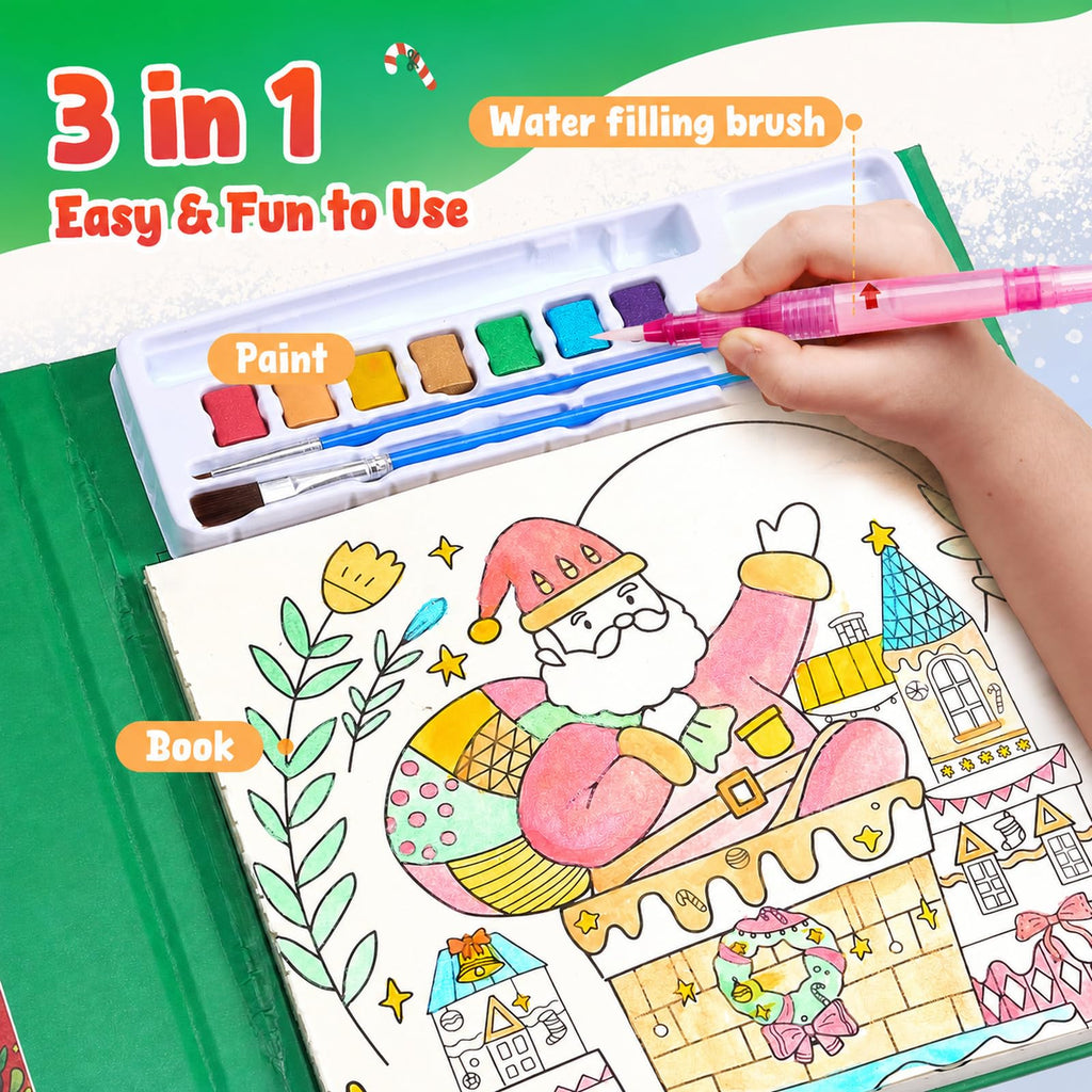 JoyCat Paint with Water Coloring Books for Toddlers (Magical Pony)