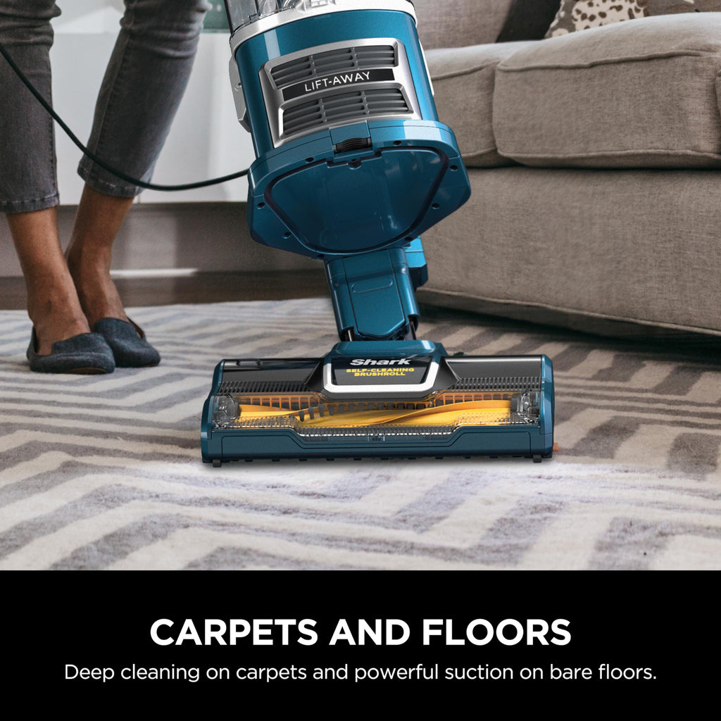 Shark Navigator Lift-Away Vacuum, HEPA, Carpet and Pet Hair, Blue, NV360