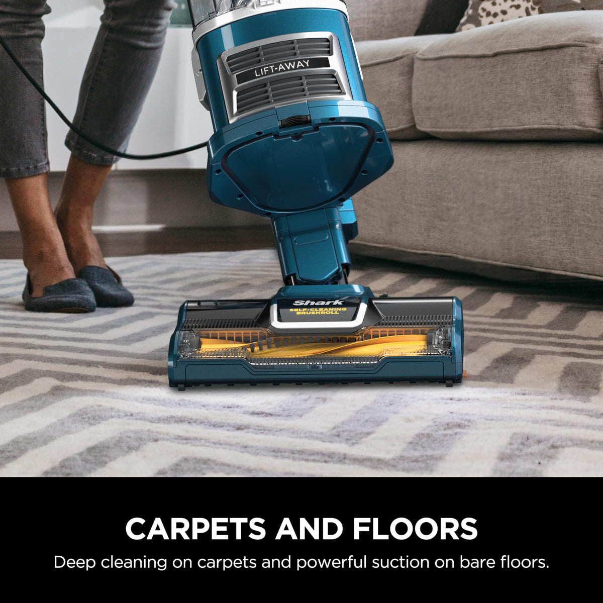Shark Navigator Lift-Away Vacuum, HEPA, Carpet and Pet Hair, Blue, NV360