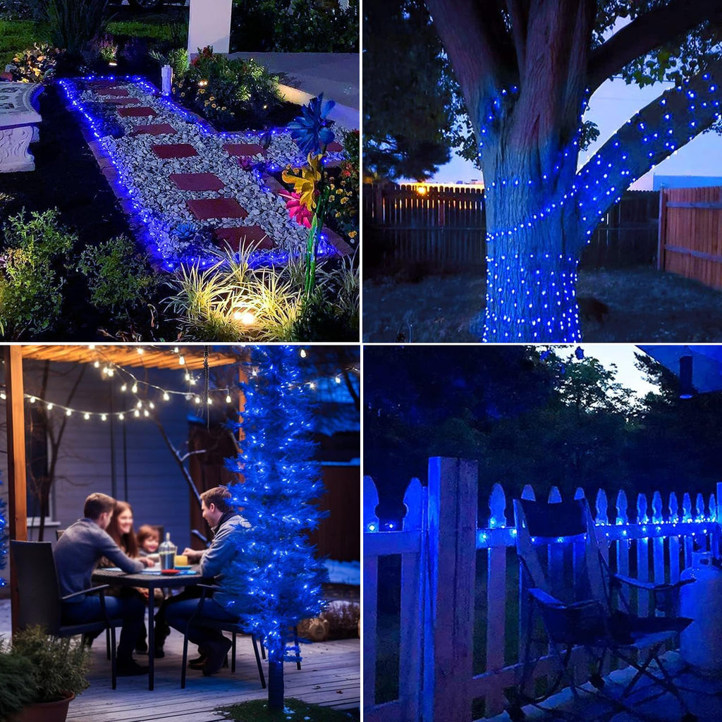 Joomer Solar Fairy Lights, 2-Pack Total 80FT 240LED String Lights, White