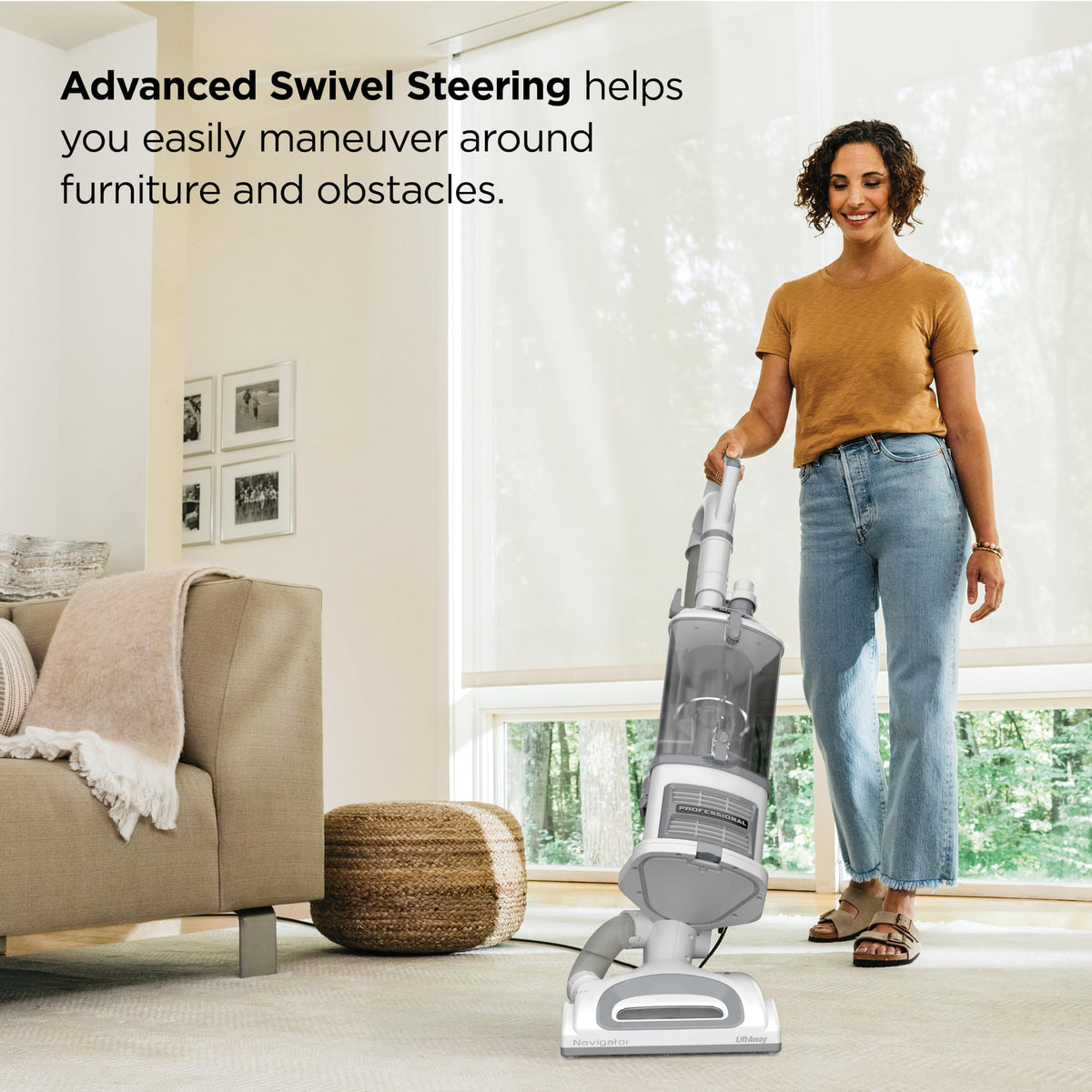 Shark Navigator Lift-Away Vacuum, HEPA, Carpet and Pet Hair, Blue, NV360