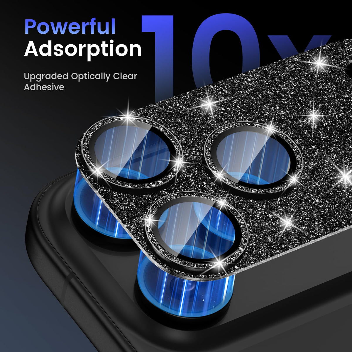 Tensea for iPhone 16 Pro Max/16 Pro/14 Pro Max/14 Pro Camera Lens Protector