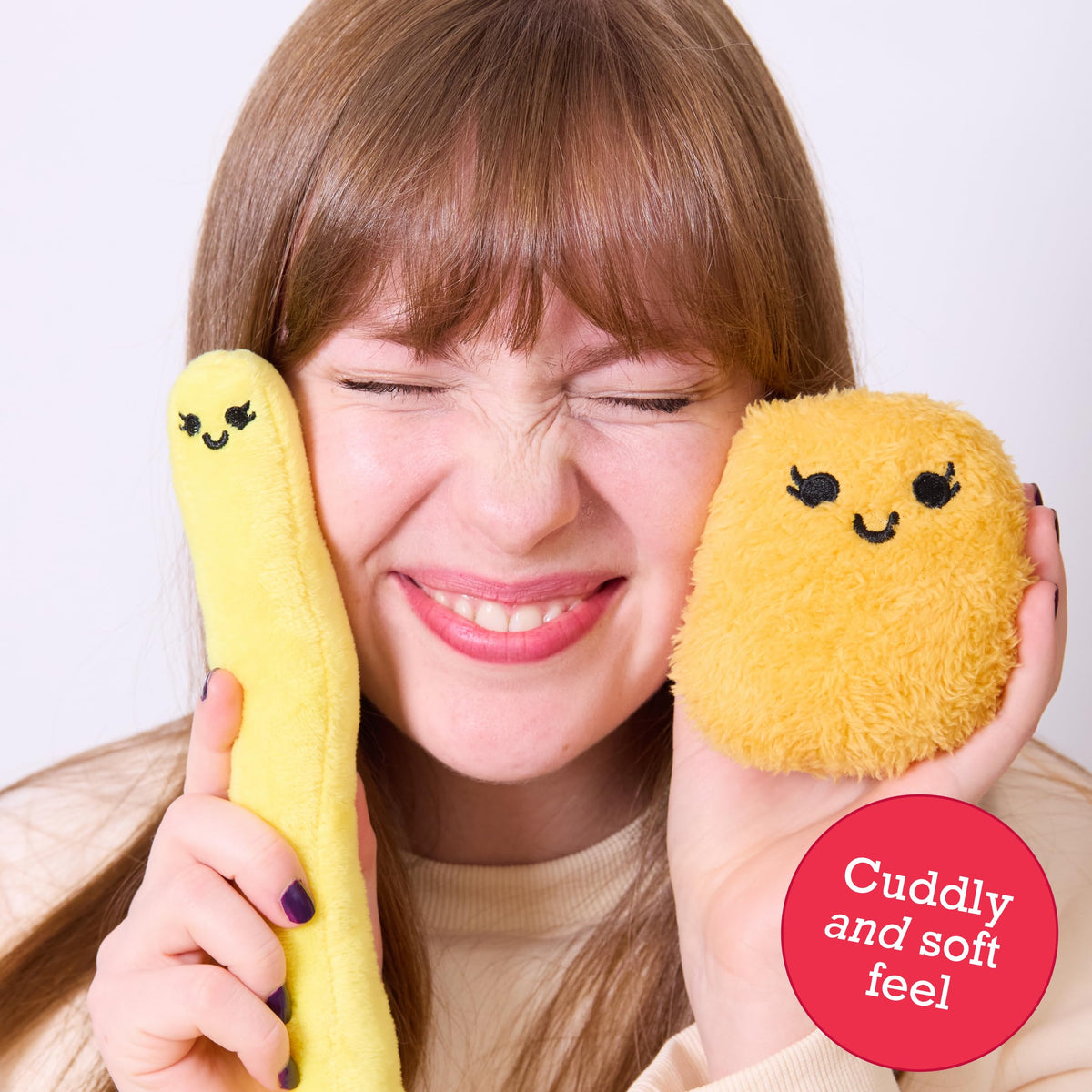 Emotional Support Dino Nuggies, Cuddly Dinosaur Toys by Relatable