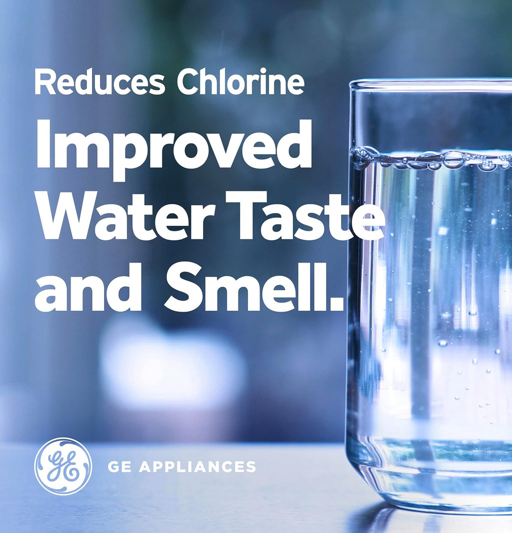 GE XWFE™ Refrigerator Water Filter, Genuine Filter, Guaranteed Fit, 1-pack