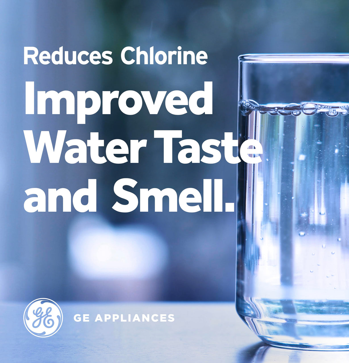 GE XWFE™ Refrigerator Water Filter, Genuine Filter, Guaranteed Fit, 1-pack