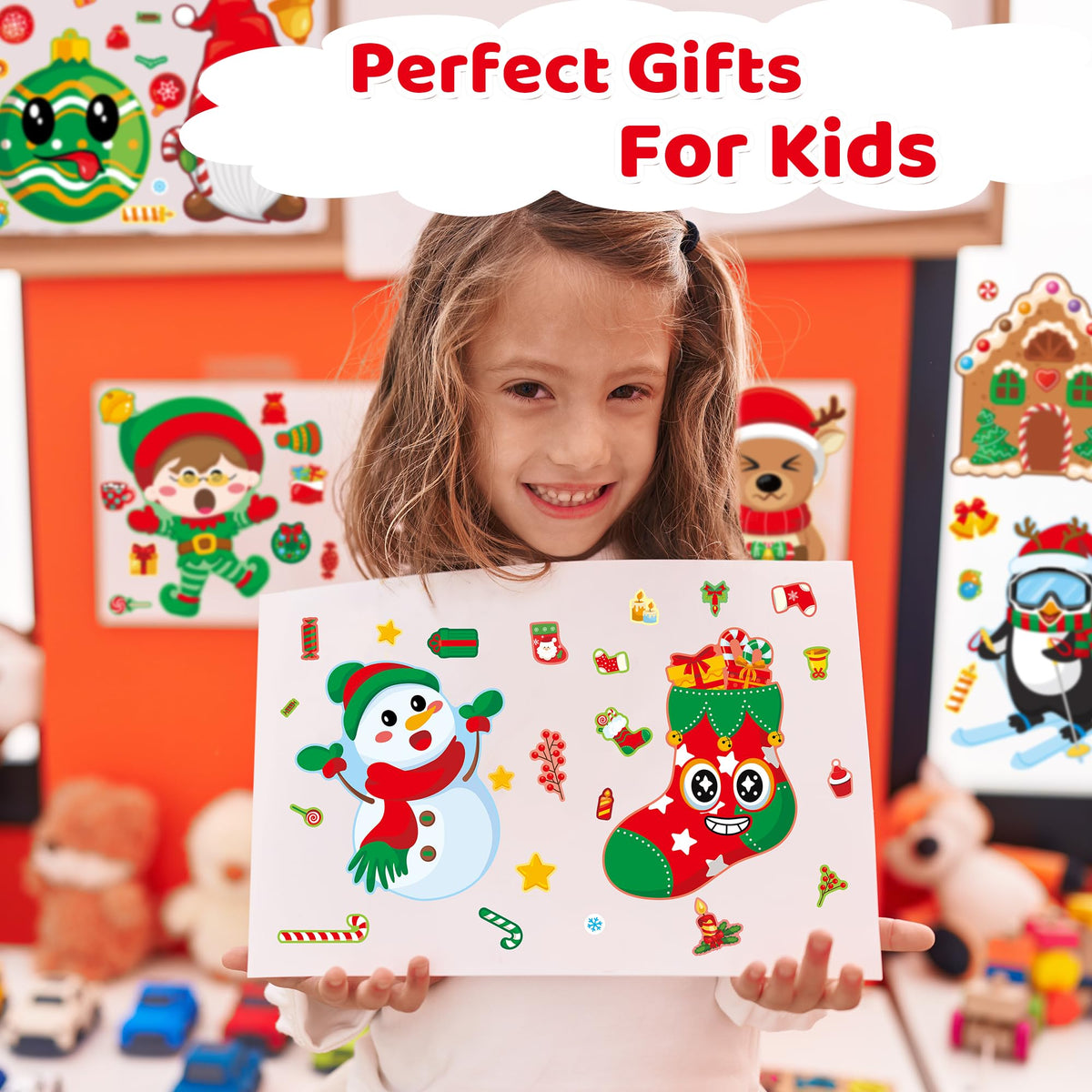 Stickers for Kids Toddler Party Favors Crafts - 48 Sheets