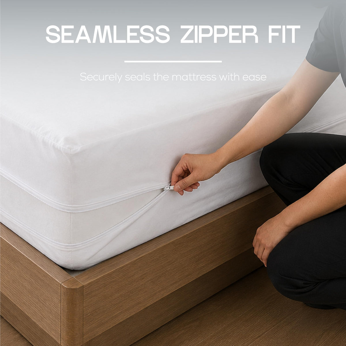 Utopia Bedding Twin Size Mattress Protector Zippered, 100% Waterproof