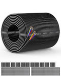 NAOEVO 16 Gauge Wire 4 Conductor, 16 Gauge Automotive Wire 12V Cable, 200FT