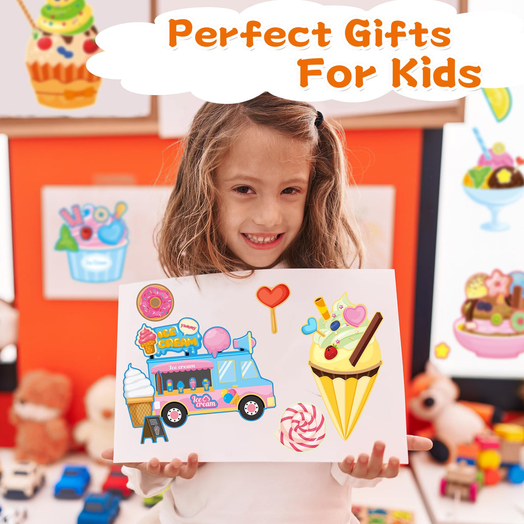 Stickers for Kids Toddler Party Favors Crafts - 48 Sheets