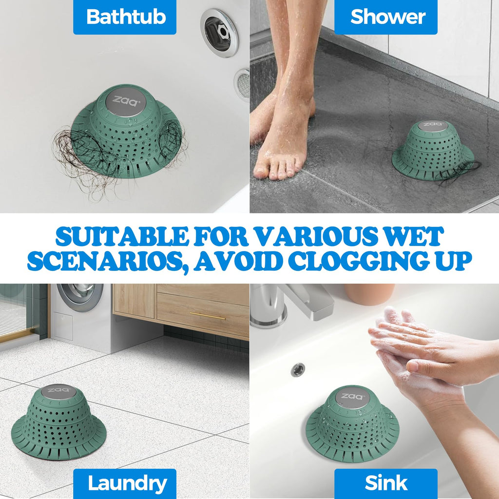 zaa Shower Drain Hair Catcher Bathtub Drain Strainer Sink Drain Protector