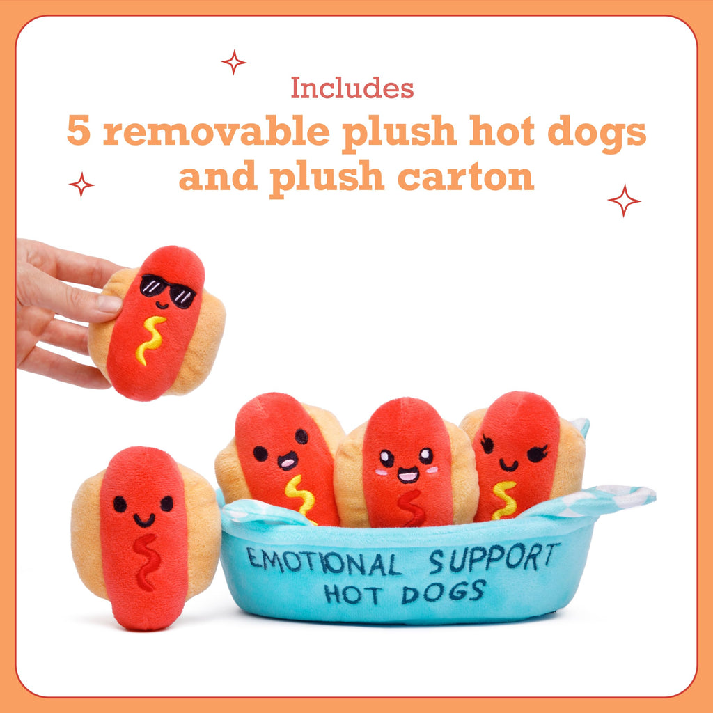 Emotional Support Dino Nuggies, Cuddly Dinosaur Toys by Relatable