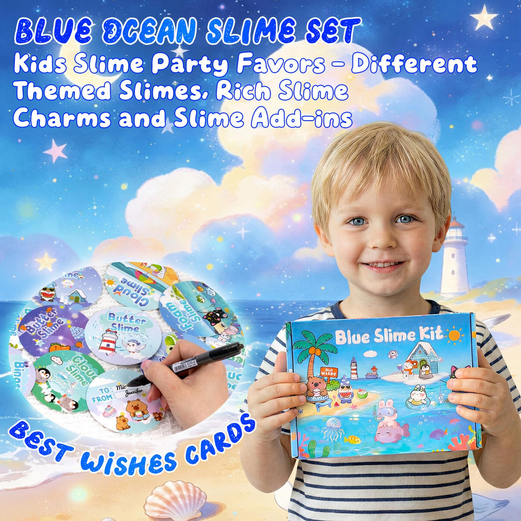 6-Pack Pink Slime Kit for Girls, Cloud Butter Squishy Birthday Gift Set