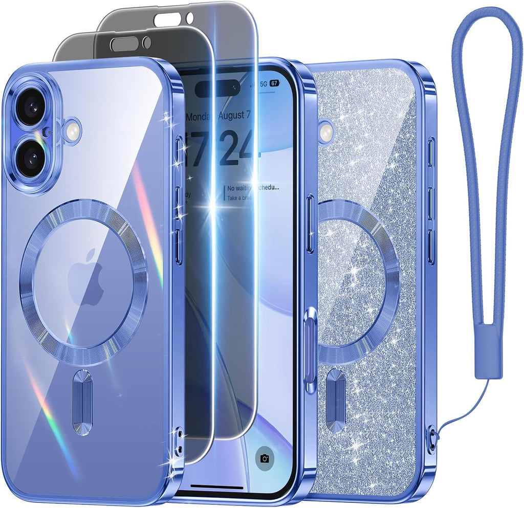 Meifigno for iPhone Air Case 6.5" with 2X Screen Protectors, Ultramarine