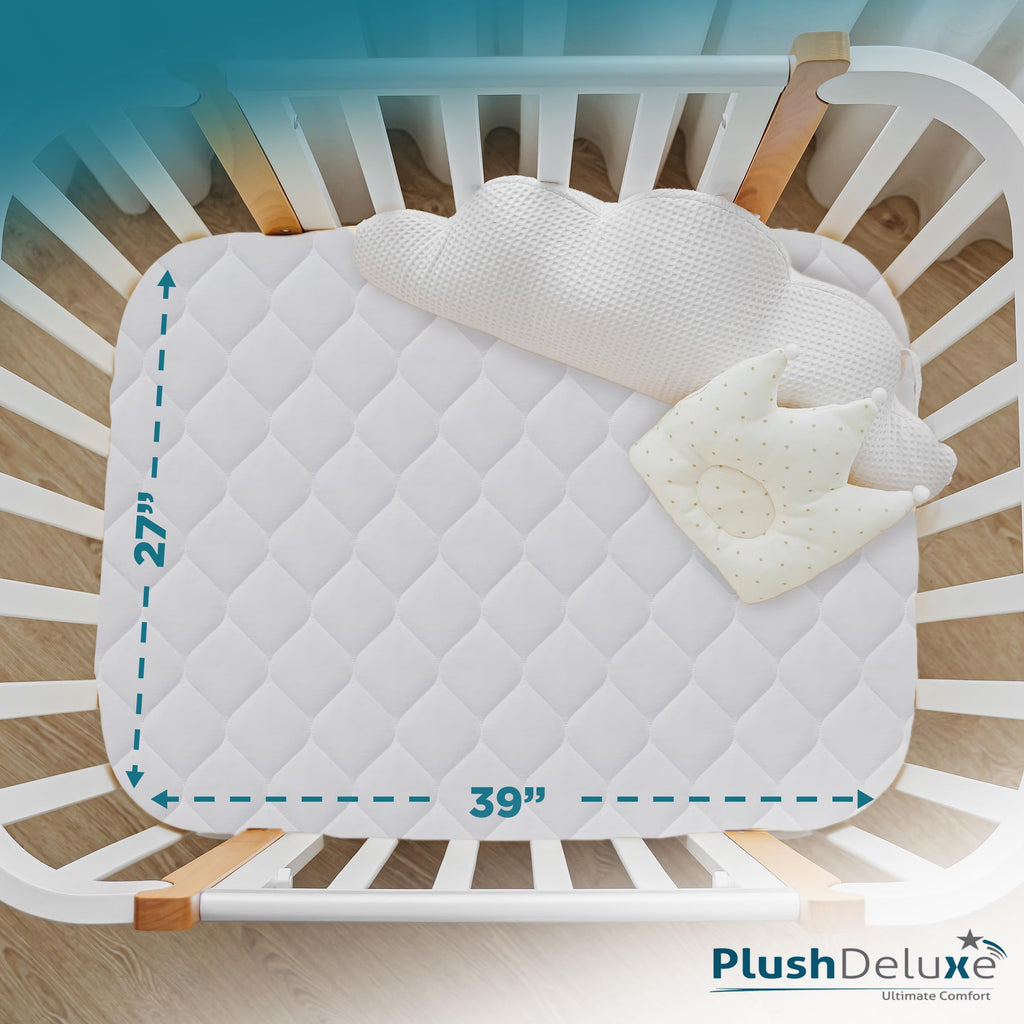 PlushDeluxe Bamboo Waterproof Mattress Protector, King Size, Ultra Soft