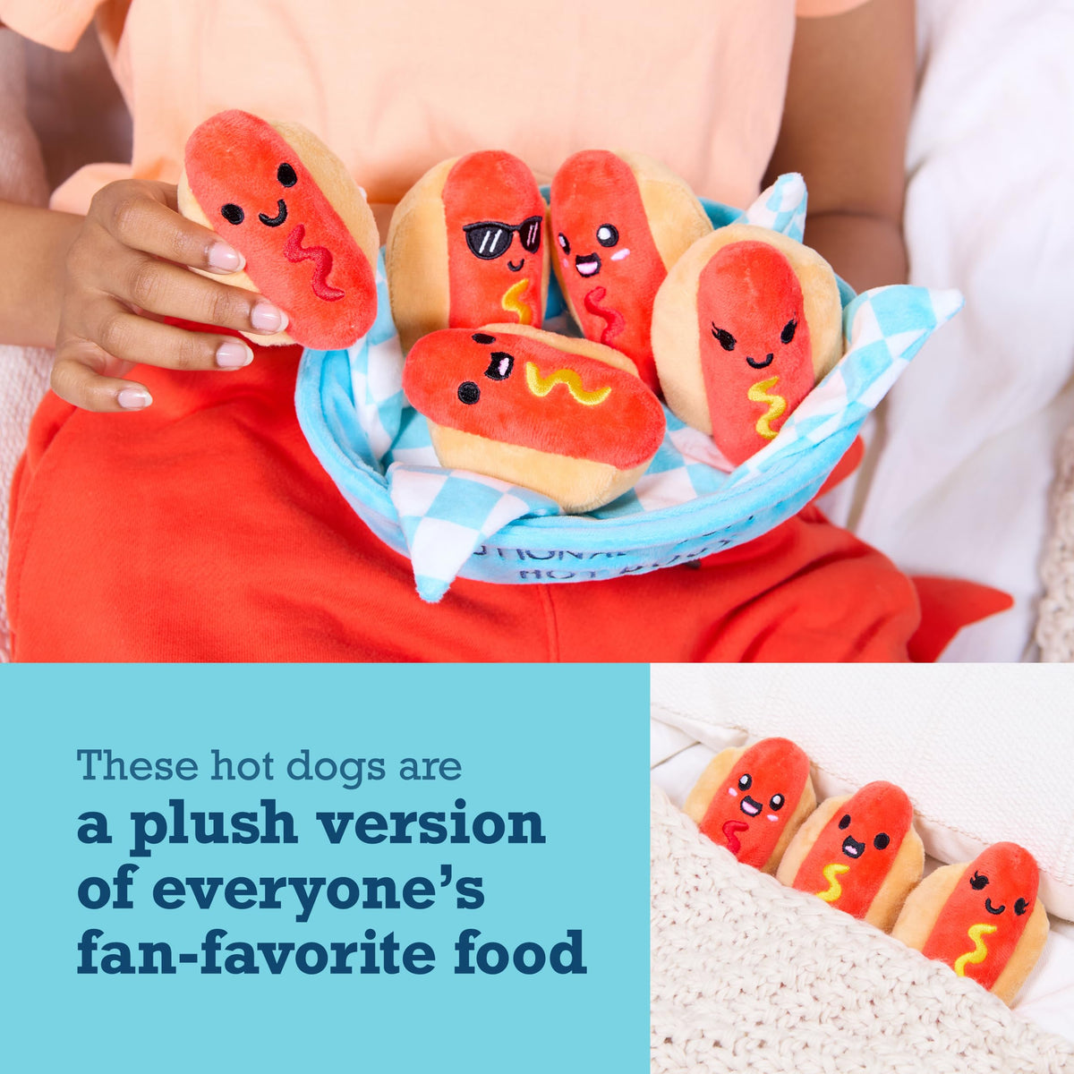 Emotional Support Dino Nuggies, Cuddly Dinosaur Toys by Relatable