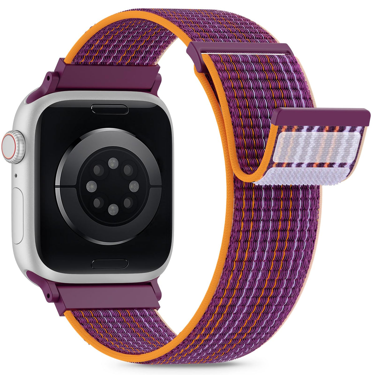 Nylon Loop Sport Band Compatible with Apple Watch Bands 38mm 40mm 41mm 42mm for Women Men, iWatch Wrist Straps for Se, Series 12 11 10 9 8 7, Breathable, Soft Band Ideal for Outdoor