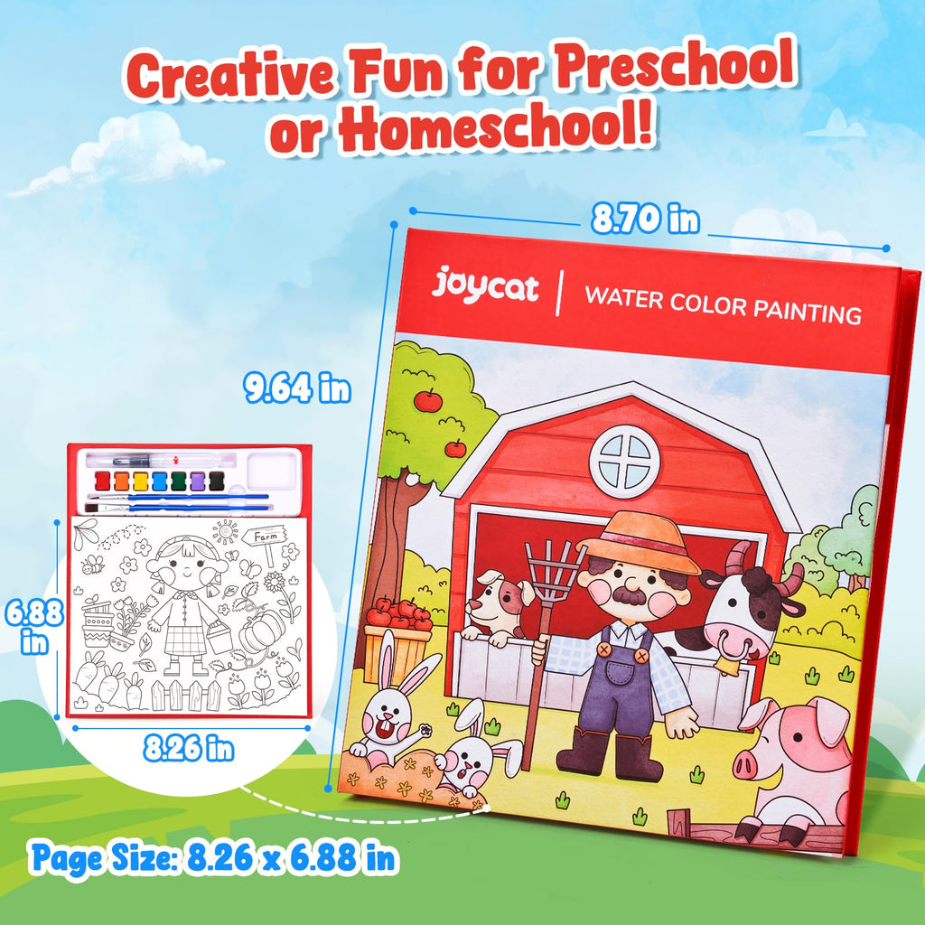 JoyCat Paint with Water Coloring Books for Toddlers (Magical Pony)