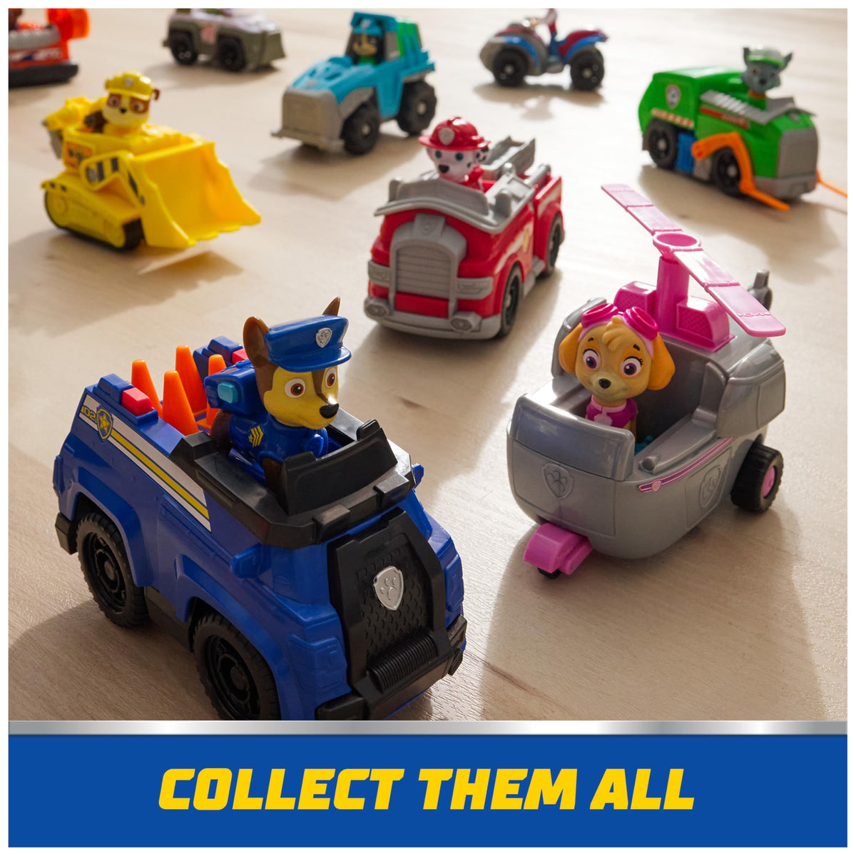 Paw Patrol, Rubble’s Bulldozer Toy Truck with Collectible Action Figure