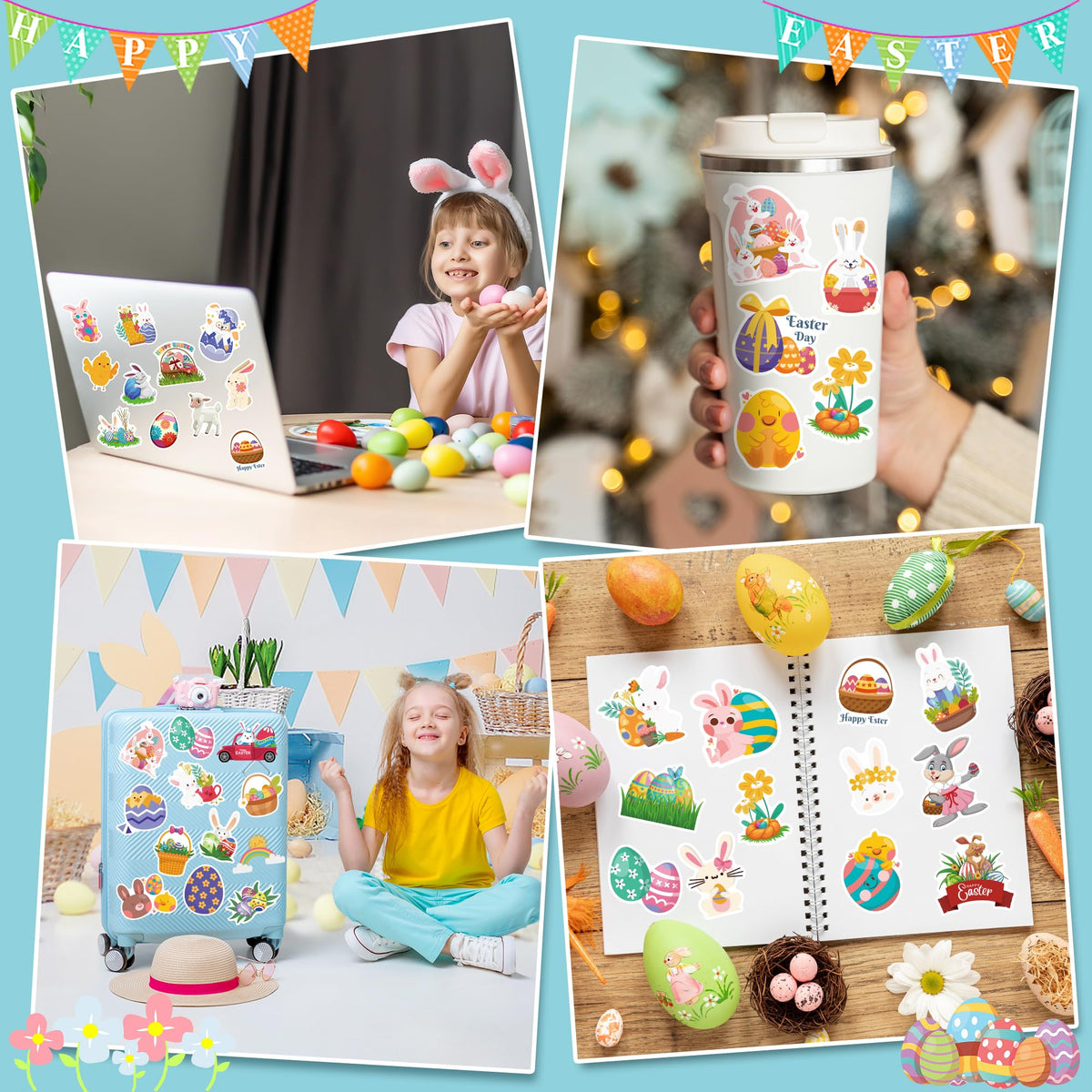OHOME Fall Stickers | 100 PCS Thanksgiving Stickers for Kids - Vinyl Thanksgiving Games Toys Gifts Activities Essentials Party Favors Supplies - Friendsgiving Crafts Bulk for Classroom Home