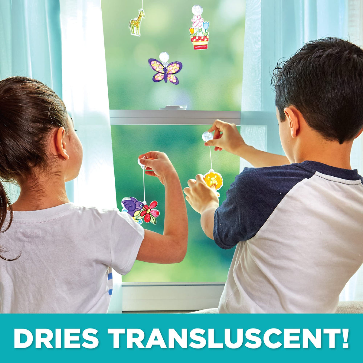 Made By Me Create Your Own Window Art Kit, Halloween Suncatchers