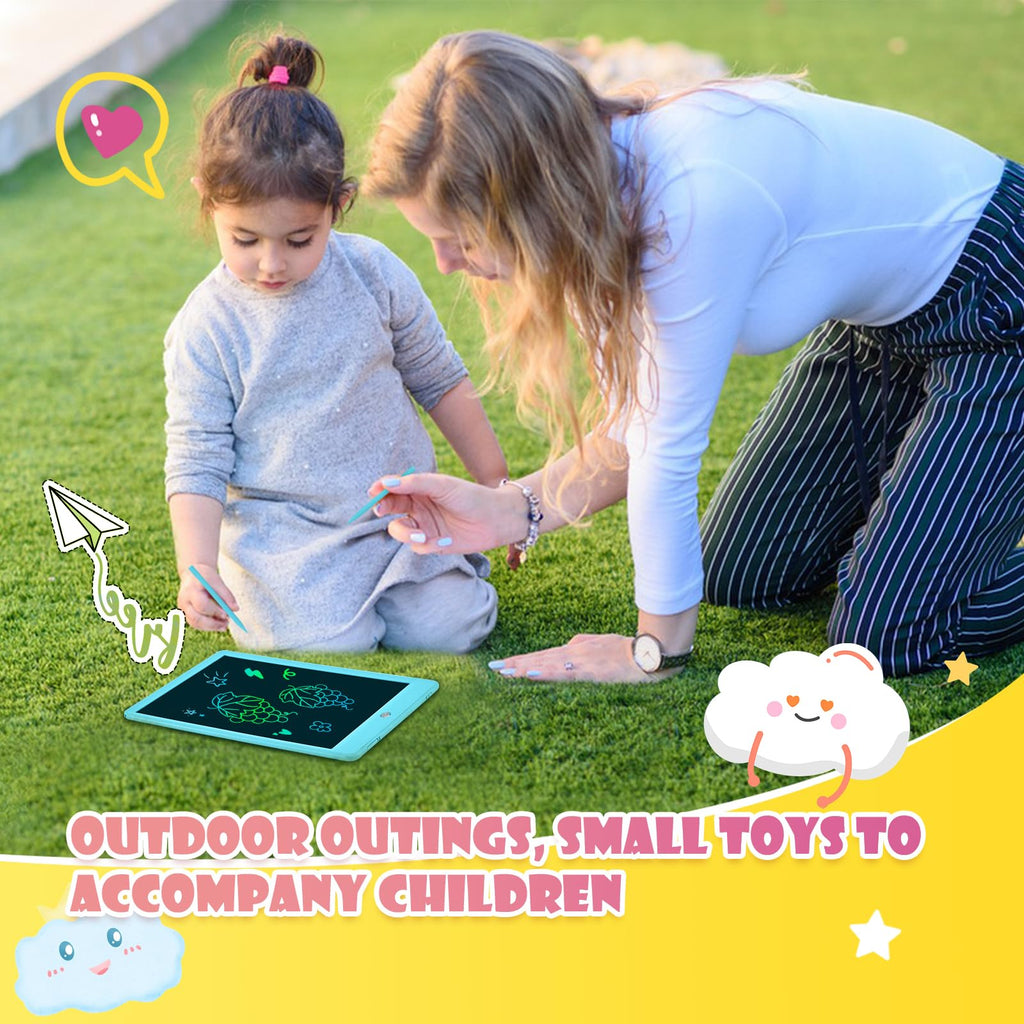 EooCoo Kids Travel Essential 12 Inch LCD Writing Tablet, 2 Pack