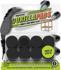 Slipstick GorillaPads CB147 Non Slip Furniture Pads/Gripper Feet (Set of 16) Self Adhesive Rubber Floor Protectors, 1 inch Round, Black