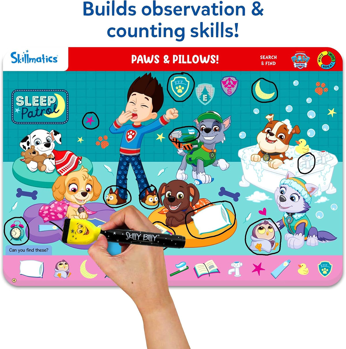 Skillmatics Search and Find – PAW Patrol, Preschool Activity, Gift for Kids