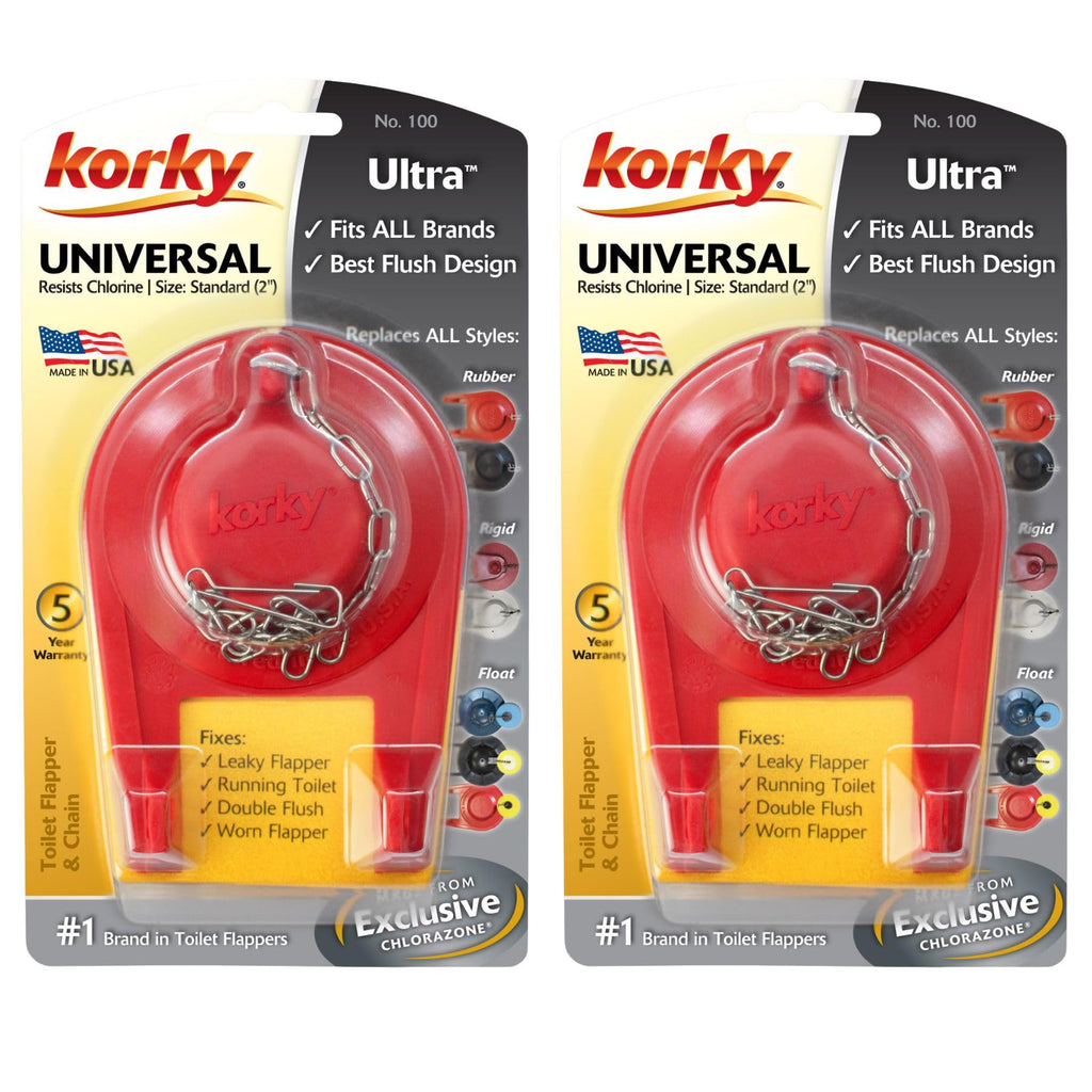 Korky Standard 2-Inch Ultra High Performance Universal Toilet Flapper