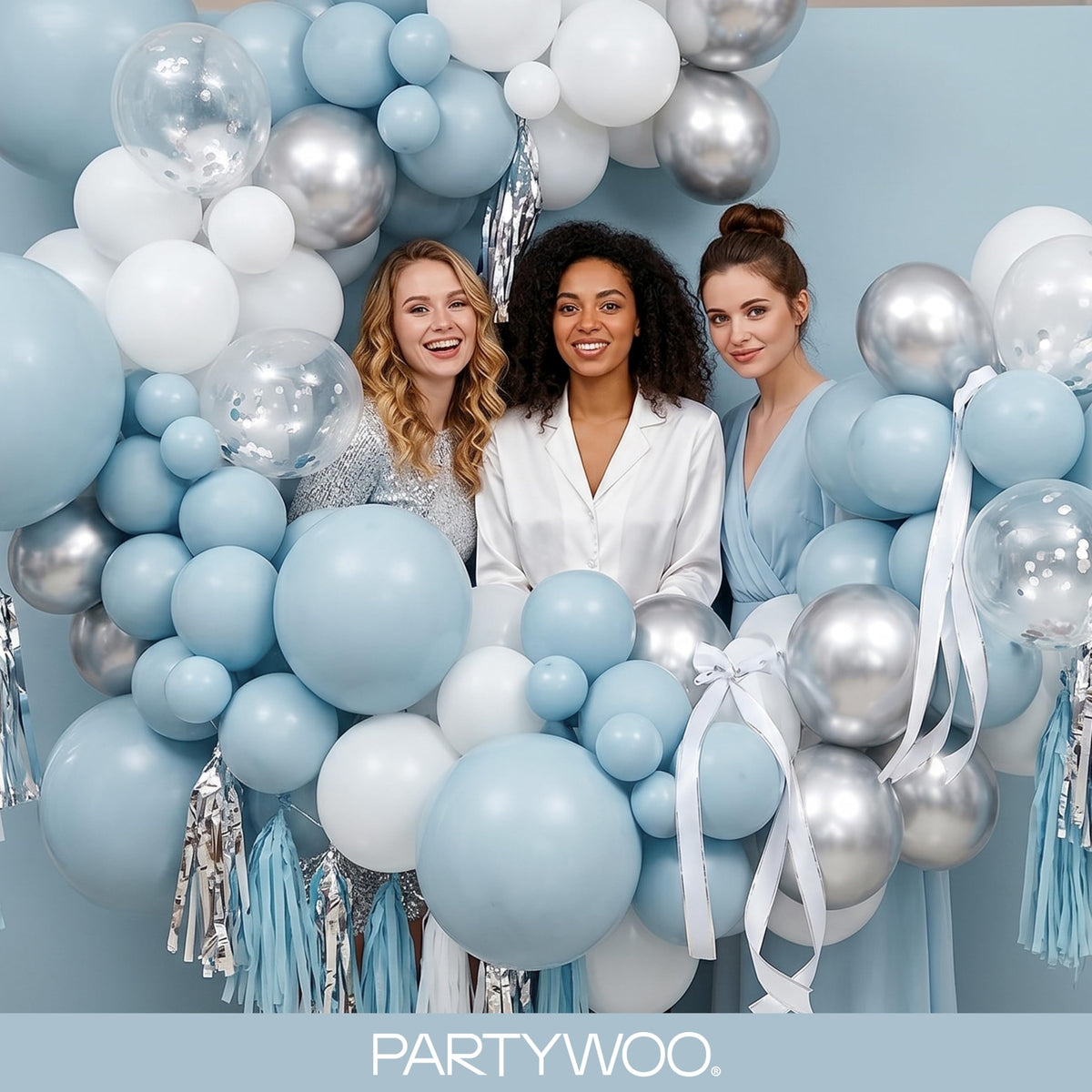 PartyWoo Lavender Balloons 127pcs Light Pastel Purple Lilac Different Sizes