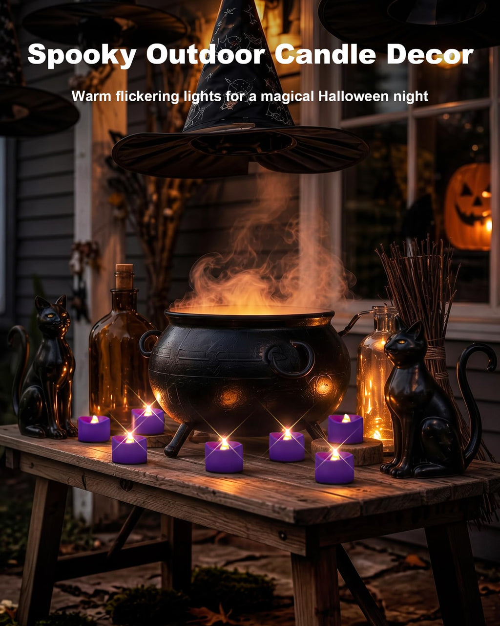 Homemory 12-Pack Remote Flameless LED Battery Tea Light Candles, 400+Hrs