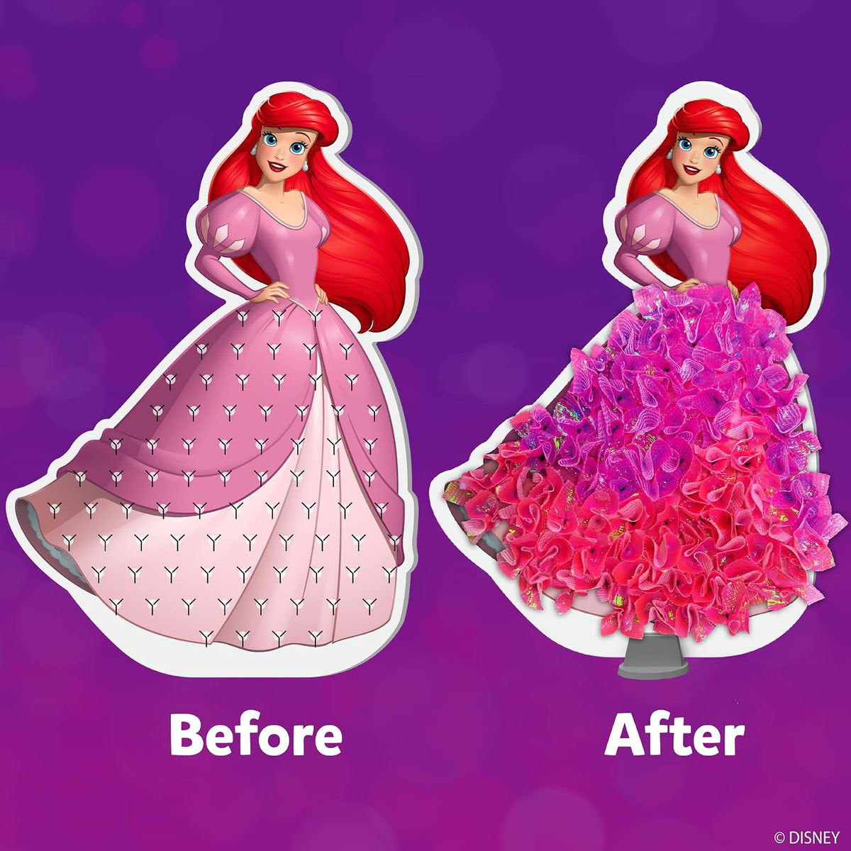 Skillmatics Poke-in Art – Disney Princesses, Wood Craft Kit, Gift for Kids