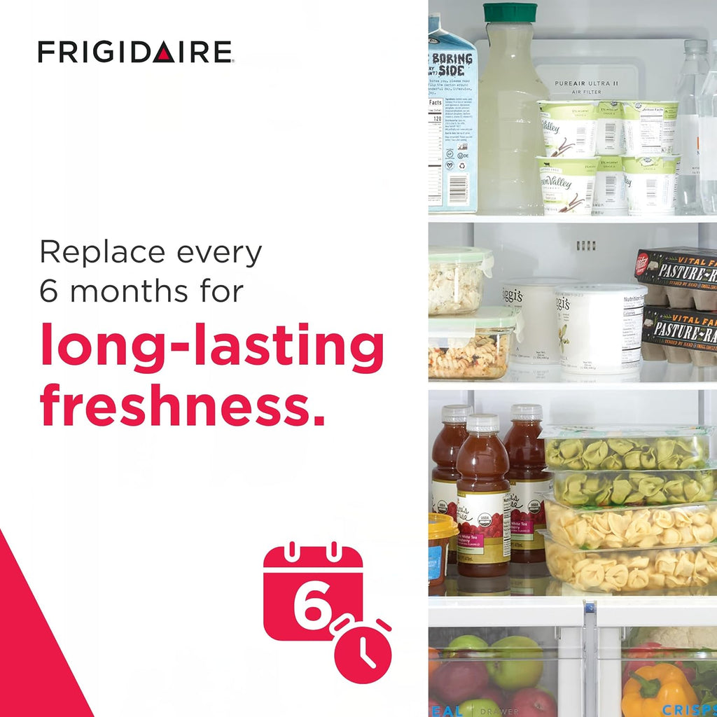 Frigidaire PAULTRA2 Refrigerator Air Filter Replacement, White, 1 Count