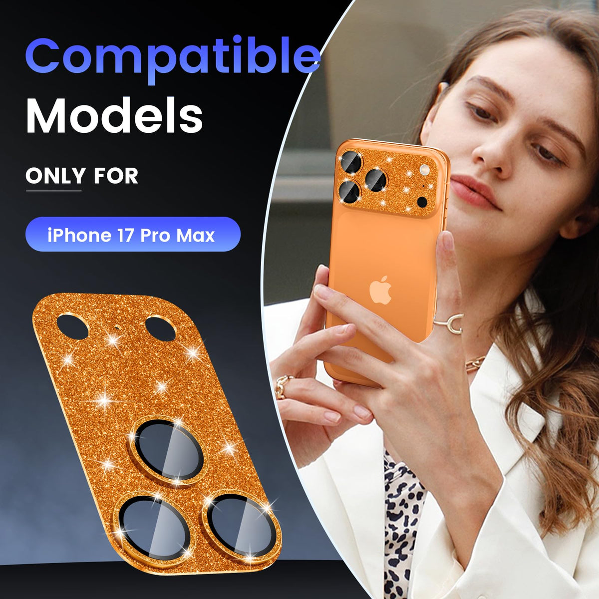 Tensea for iPhone 16 Pro Max/16 Pro/14 Pro Max/14 Pro Camera Lens Protector