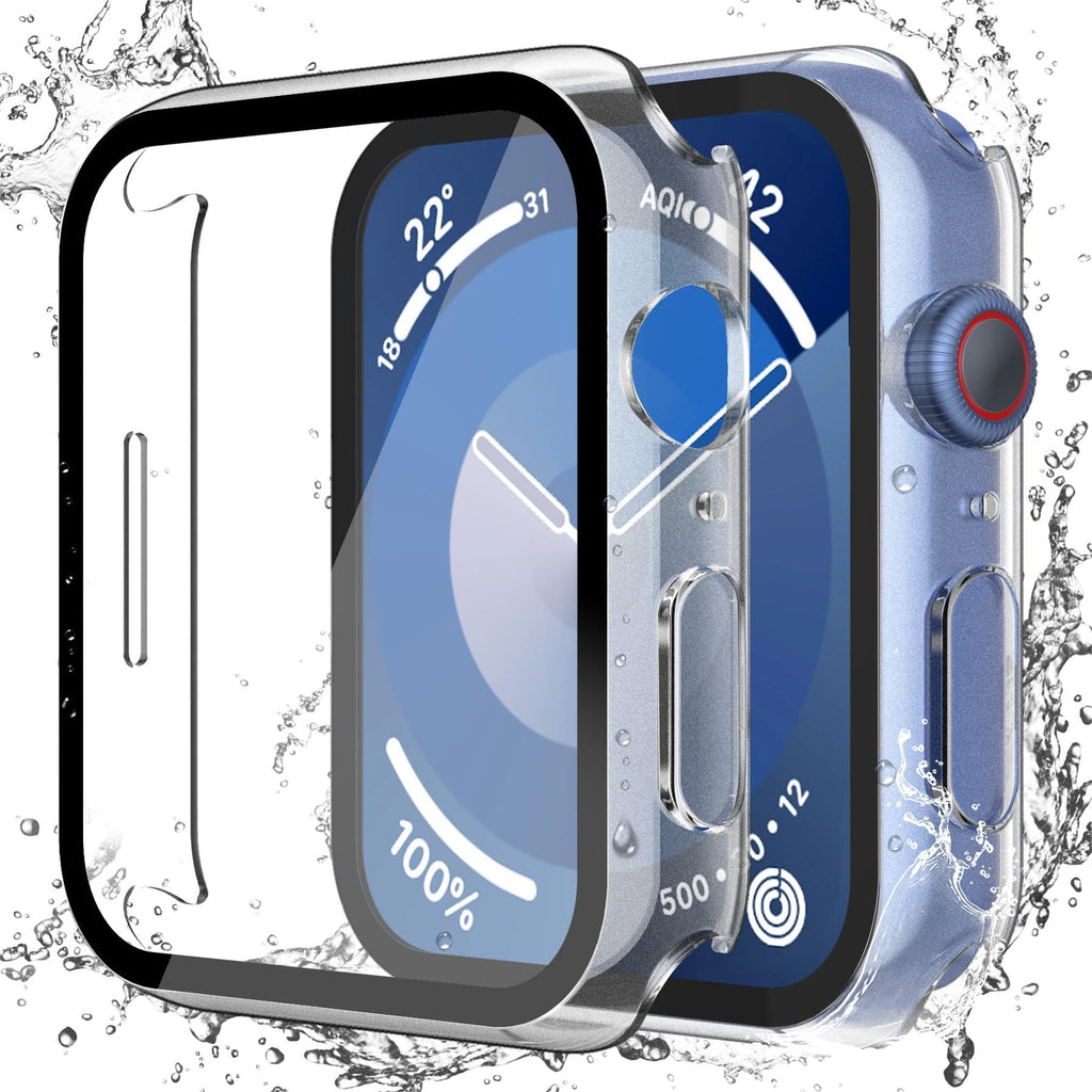 Misxi 2-Pack Waterproof Case for 41mm Apple Watch Series 9/8/7